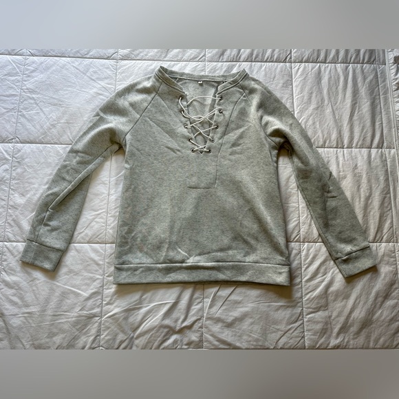 Cozy fleece pullover sweater. - Picture 4 of 4